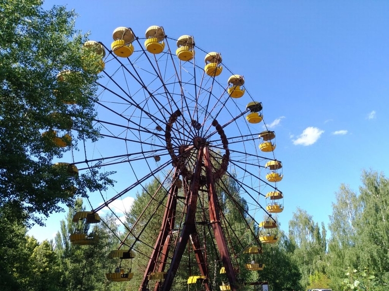 プリピャチの遊園地