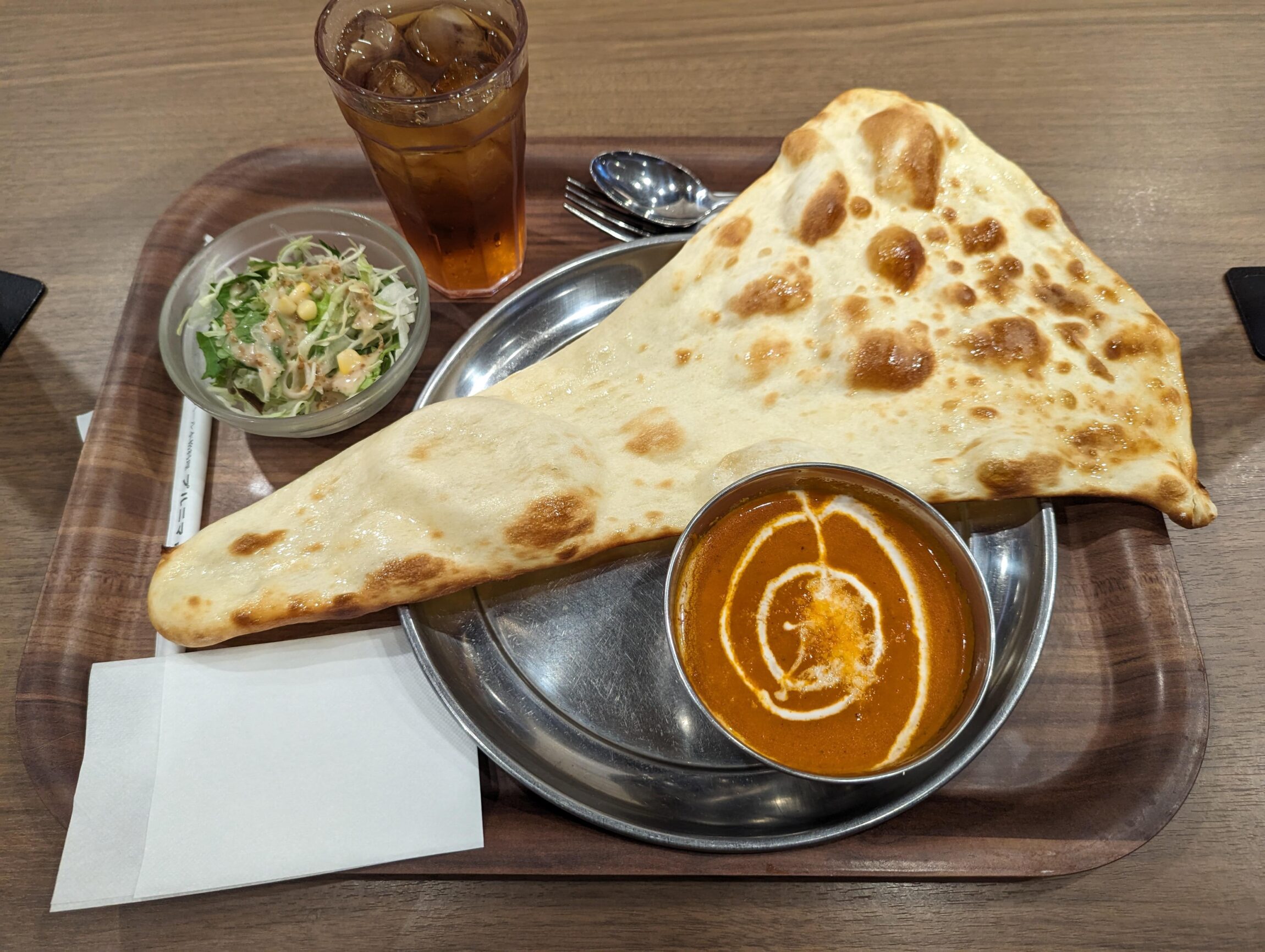 エスニック料理 Purnimaのシーフードカレーとナン (3)