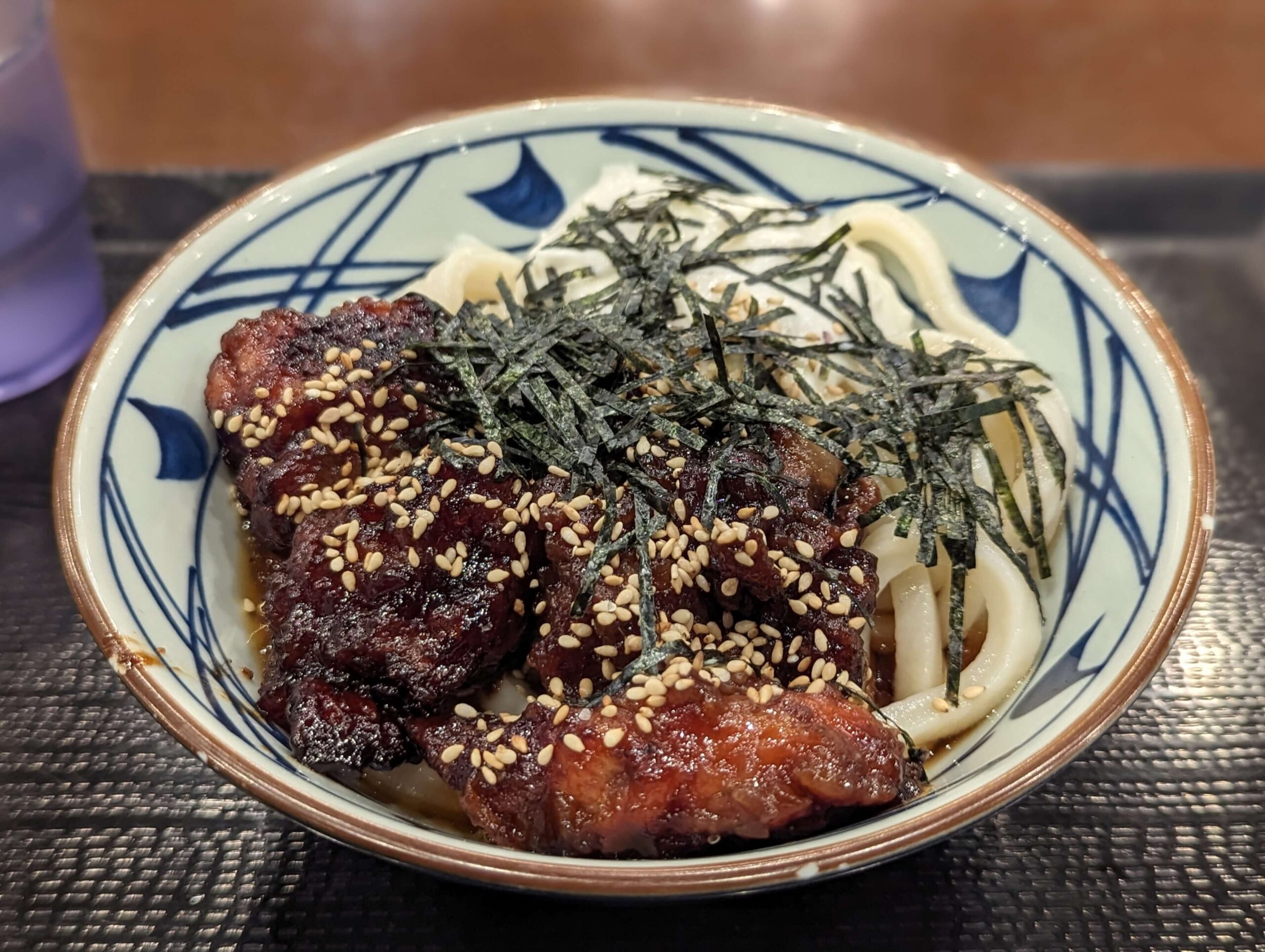 丸亀製麺「てりやきタル鶏ぶっかけ 並、温」の写真 (3)