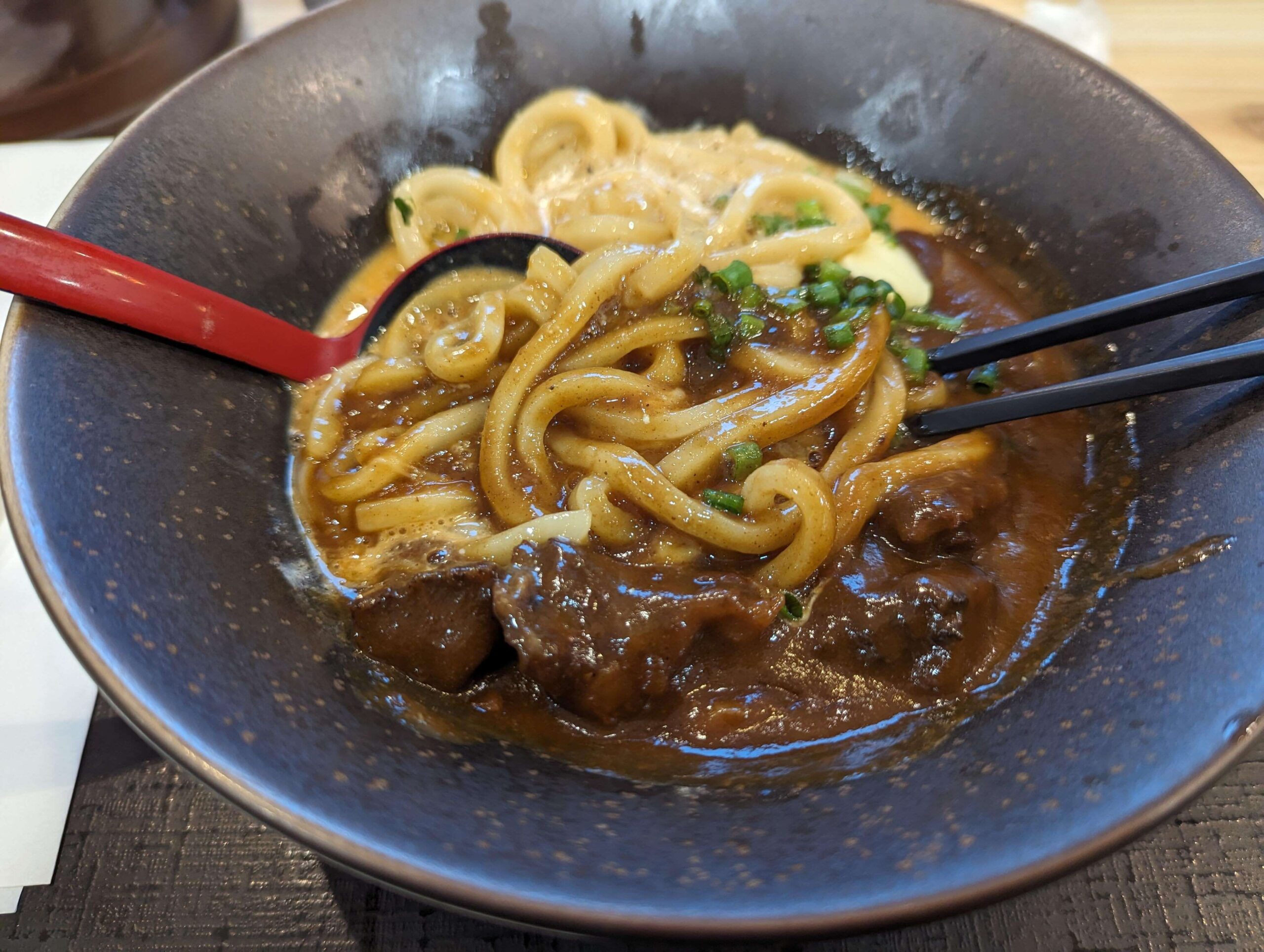 山下本気うどんのカレボナーラうどん (7)