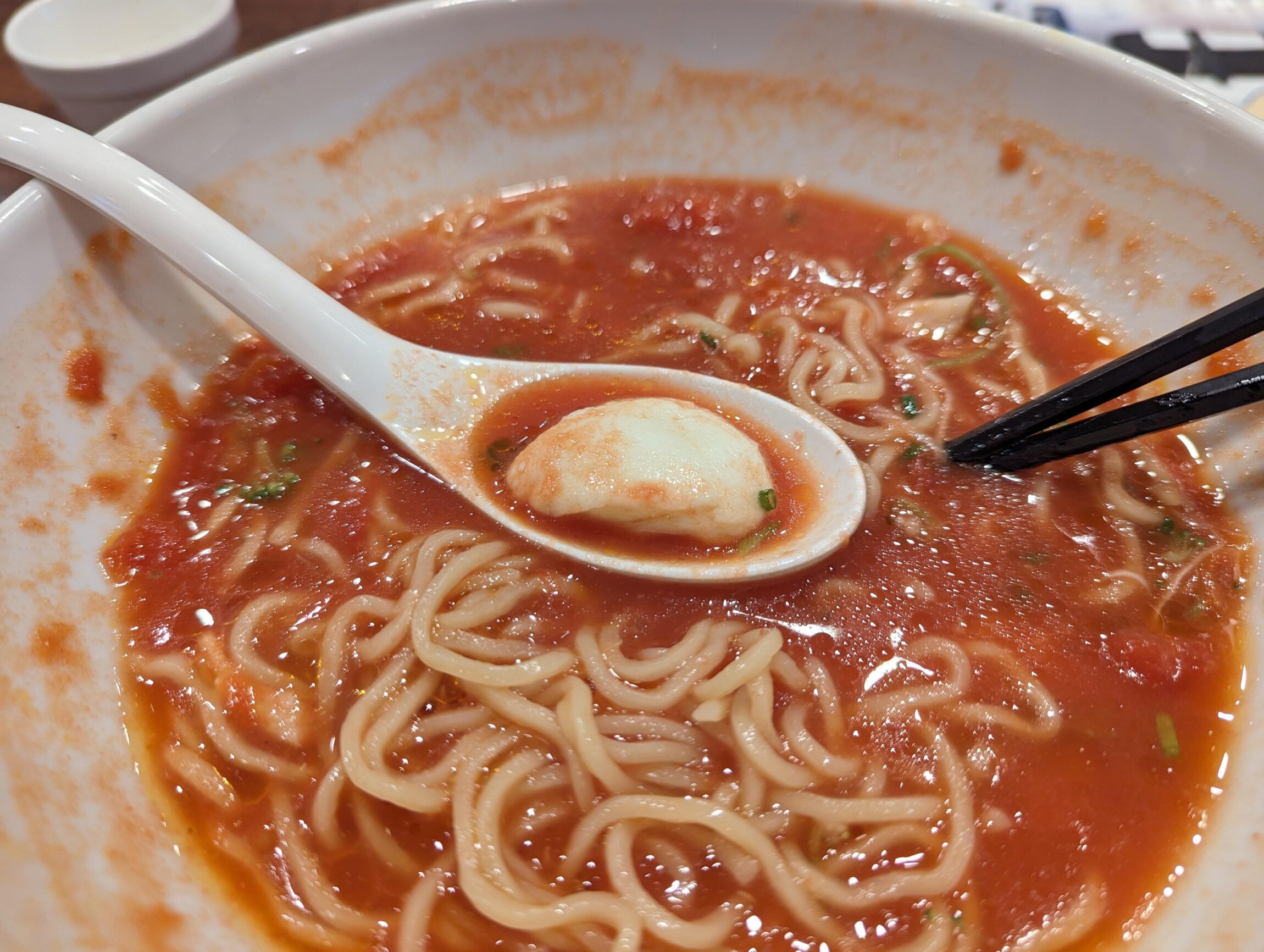 ジョナサンの「野菜の恵み！トマトらー麺」の写真 (3)