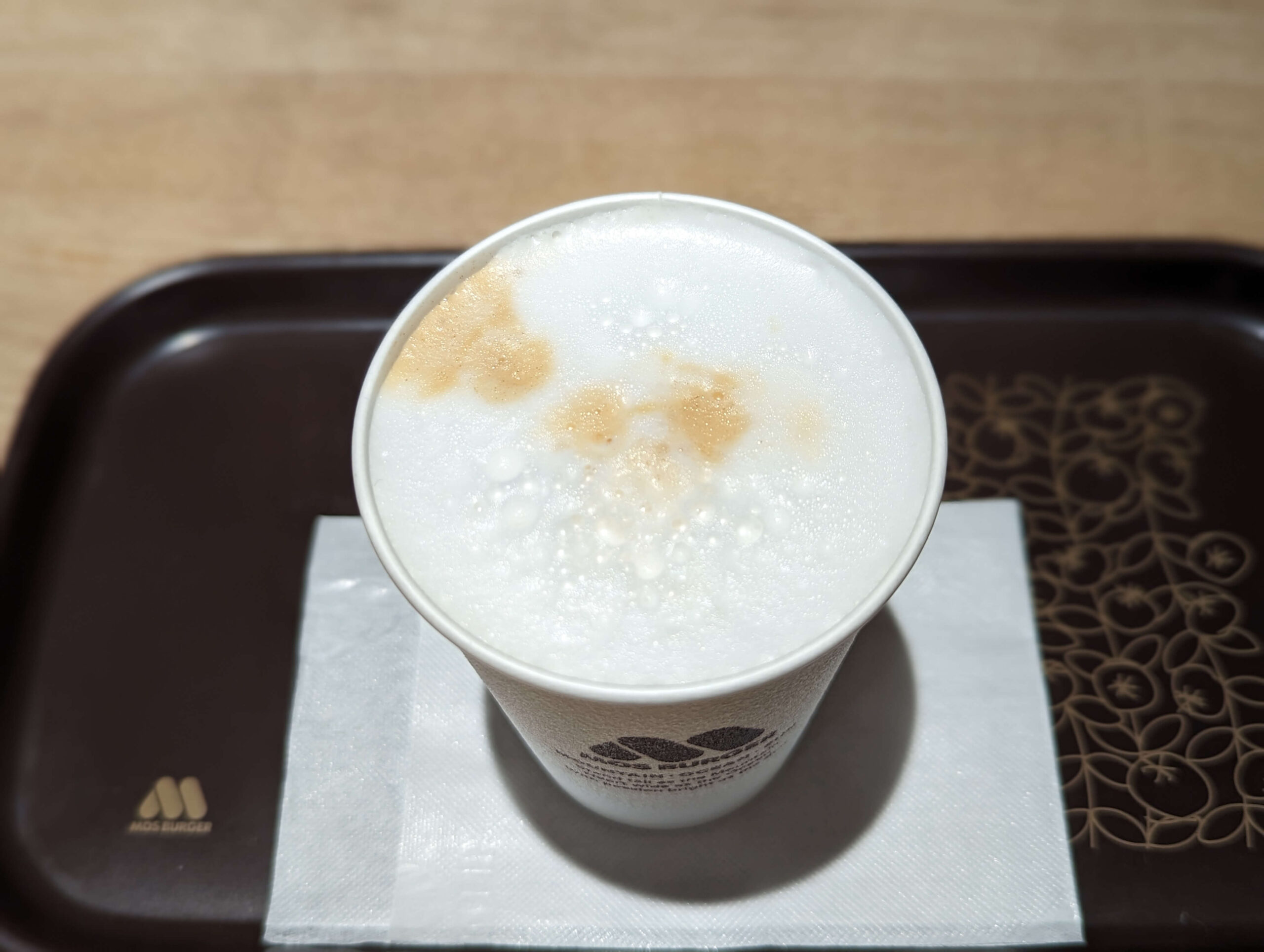 モスバーガー「カフェラテ ホット」