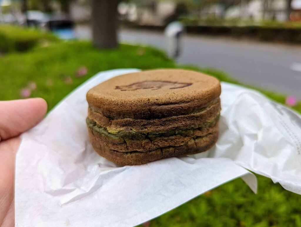 一〇八抹茶茶廊　今川焼き、抹茶カスタード