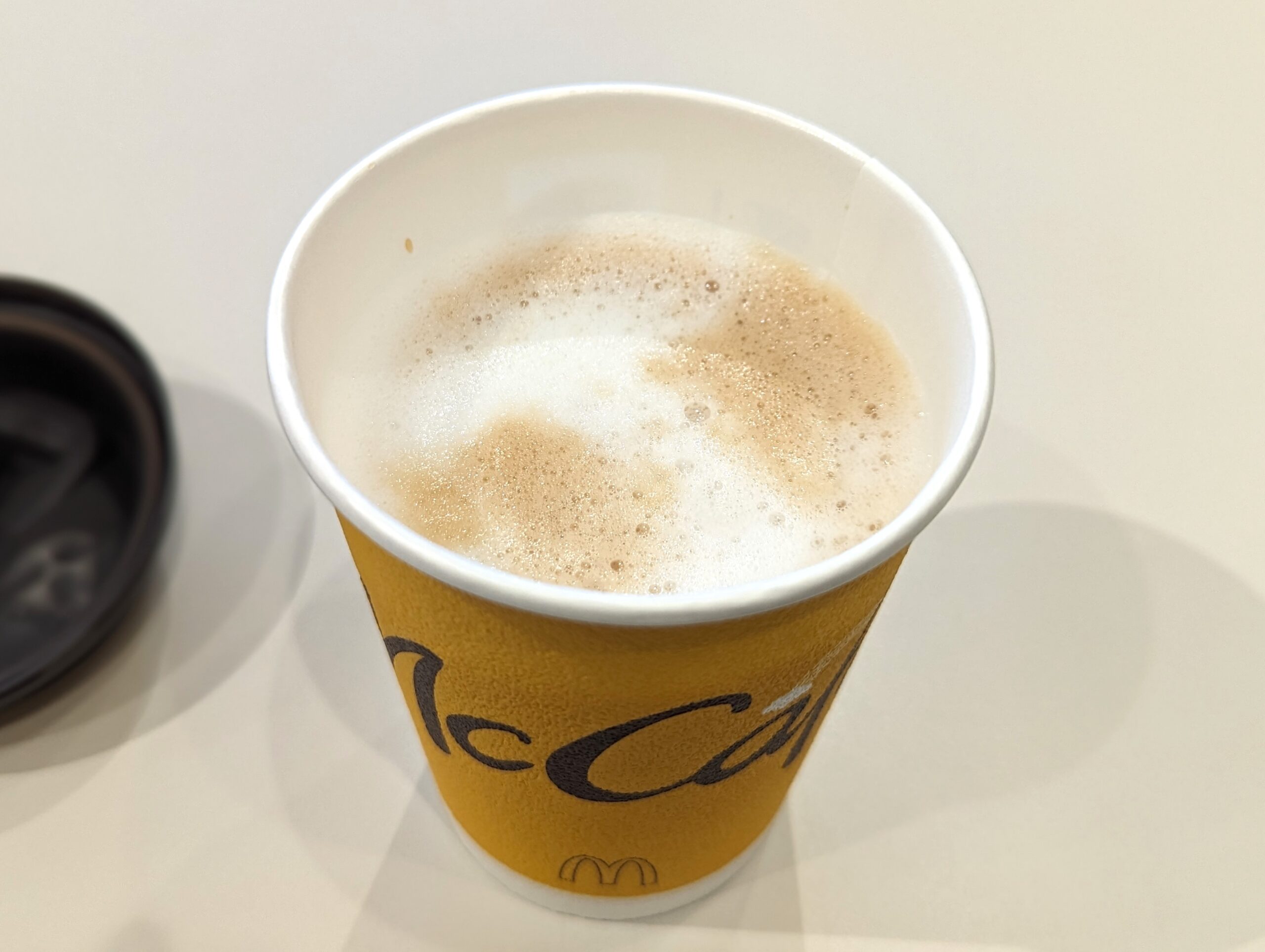 マクドナルドのカフェラテ